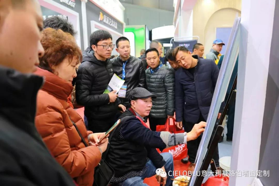 上海建博會(huì)首日,意大利基路伯（cieloblu）閃耀上海虹橋國家會(huì)展中心！(圖4)
